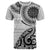 New Zealand White Maori Koru Simple Style T Shirt