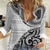 New Zealand White Maori Koru Simple Style Women Casual Shirt