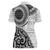 New Zealand White Maori Koru Simple Style Women Polo Shirt