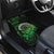 New Zealand Maori Koru Fern Car Mats Spiral Polynesian Style Green