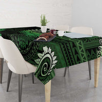 New Zealand Maori Koru Fern Tablecloth Spiral Polynesian Style Green LT05 - Polynesian Pride