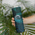 New Zealand Maori Koru Fern Skinny Tumbler Spiral Polynesian Style Aqua Gradient