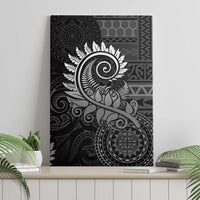 New Zealand Maori Koru Fern Canvas Wall Art Spiral Polynesian Style Gray LT05 - Polynesian Pride