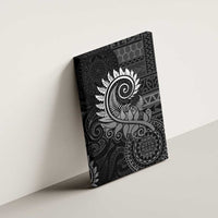 New Zealand Maori Koru Fern Canvas Wall Art Spiral Polynesian Style Gray LT05 - Polynesian Pride