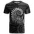 New Zealand Maori Koru Fern T Shirt Spiral Polynesian Style Gray