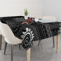 New Zealand Maori Koru Fern Tablecloth Spiral Polynesian Style Gray LT05 - Polynesian Pride
