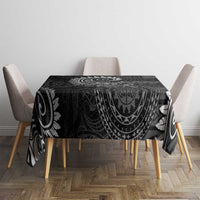 New Zealand Maori Koru Fern Tablecloth Spiral Polynesian Style Gray LT05 - Polynesian Pride