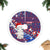 New Zealand Christmas Tree Skirt Haka Fern Santa Tiki Meri Kirihimete LT05 Fringed Tree Skirts Blue - Polynesian Pride