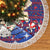 New Zealand Christmas Tree Skirt Haka Fern Santa Tiki Meri Kirihimete LT05 - Polynesian Pride