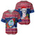 Guam Christmas Baseball Jersey Guaman Seal Poinsettia Felis Pasgua LT05 - Polynesian Pride