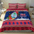 Guam Christmas Bedding Set Guaman Seal Poinsettia Felis Pasgua LT05 - Polynesian Pride