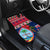 Guam Christmas Car Mats Guaman Seal Poinsettia Felis Pasgua LT05 - Polynesian Pride