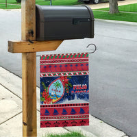 Guam Christmas Garden Flag Guaman Seal Poinsettia Felis Pasgua LT05 - Polynesian Pride