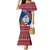 Guam Christmas Mermaid Dress Guaman Seal Poinsettia Felis Pasgua LT05 Women Red - Polynesian Pride