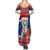 Guam Christmas Summer Maxi Dress Guaman Seal Poinsettia Felis Pasgua LT05 - Polynesian Pride