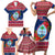 Personalized Guam Christmas Family Matching Short Sleeve Bodycon Dress and Hawaiian Shirt Guaman Seal Poinsettia Felis Pasgua LT05 - Polynesian Pride