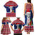 Personalized Guam Christmas Family Matching Tank Maxi Dress and Hawaiian Shirt Guaman Seal Poinsettia Felis Pasgua LT05 - Polynesian Pride