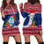 Personalized Guam Christmas Hoodie Dress Guaman Seal Poinsettia Felis Pasgua LT05 - Polynesian Pride