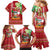 Personalised Hawaii Christmas Family Matching Mermaid Dress and Hawaiian Shirt Funny Santa Claus Surf Mele Kalikimaka