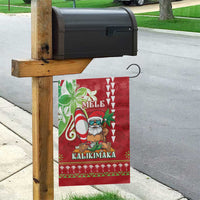 Hawaii Christmas Garden Flag Funny Santa Claus Surf Mele Kalikimaka LT05 - Polynesian Pride