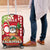 Hawaii Christmas Luggage Cover Funny Santa Claus Surf Mele Kalikimaka