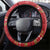 Hawaii Christmas Steering Wheel Cover Funny Santa Claus Surf Mele Kalikimaka