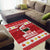 Hawaii Funny Christmas Area Rug Spam Musubi Santa