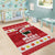 Hawaii Funny Christmas Area Rug Spam Musubi Santa