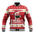 Hawaii Funny Christmas Baseball Jacket Spam Musubi Santa