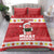 Hawaii Funny Christmas Bedding Set Spam Musubi Santa