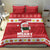 Hawaii Funny Christmas Bedding Set Spam Musubi Santa