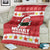 Hawaii Funny Christmas Blanket Spam Musubi Santa