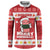 Hawaii Funny Christmas Button Sweatshirt Spam Musubi Santa