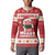 Hawaii Funny Christmas Button Sweatshirt Spam Musubi Santa