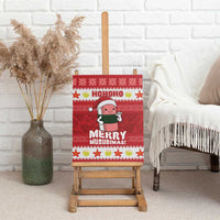 Hawaii Funny Christmas Canvas Wall Art Spam Musubi Santa LT05 - Polynesian Pride