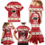 Hawaii Funny Christmas Family Matching Mermaid Dress and Hawaiian Shirt Spam Musubi Santa