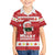 Hawaii Funny Christmas Family Matching Off Shoulder Short Dress and Hawaiian Shirt Spam Musubi Santa