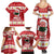 Hawaii Funny Christmas Family Matching Summer Maxi Dress and Hawaiian Shirt Spam Musubi Santa