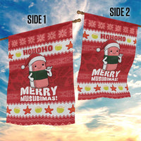 Hawaii Funny Christmas Garden Flag Spam Musubi Santa LT05 - Polynesian Pride
