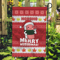 Hawaii Funny Christmas Garden Flag Spam Musubi Santa LT05 Garden Flag Red - Polynesian Pride