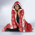 Hawaii Funny Christmas Hooded Blanket Spam Musubi Santa