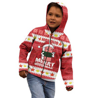 Hawaii Funny Christmas Kid Hoodie Spam Musubi Santa