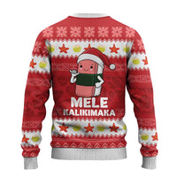 Hawaii Funny Christmas Ugly Christmas Sweater Spam Musubi Santa