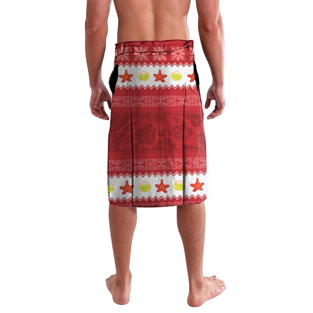 Hawaii Funny Christmas Lavalava Spam Musubi Santa LT05 - Polynesian Pride