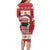 Hawaii Funny Christmas Long Sleeve Bodycon Dress Spam Musubi Santa