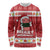 Hawaii Funny Christmas Long Sleeve Shirt Spam Musubi Santa