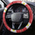 Hawaii Funny Christmas Steering Wheel Cover Spam Musubi Santa