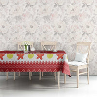 Hawaii Funny Christmas Tablecloth Spam Musubi Santa LT05 - Polynesian Pride