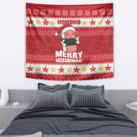 Hawaii Funny Christmas Tapestry Spam Musubi Santa LT05 - Polynesian Pride