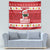 Hawaii Funny Christmas Tapestry Spam Musubi Santa